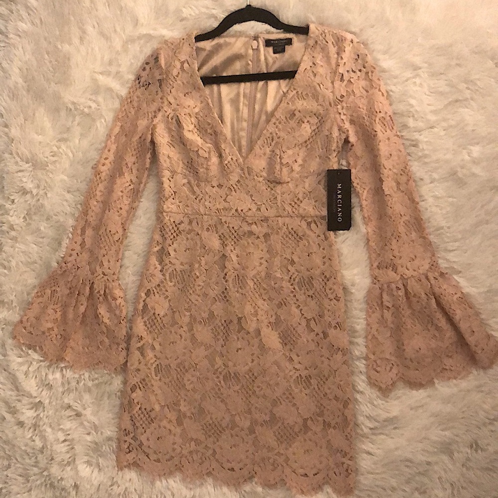 Marciano pale pink dress XS